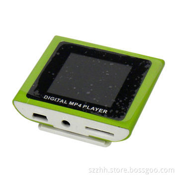 MP4 Player with Micro SD Slot, Made of Metal and ABS Shell Materials, No Need Flash Memory